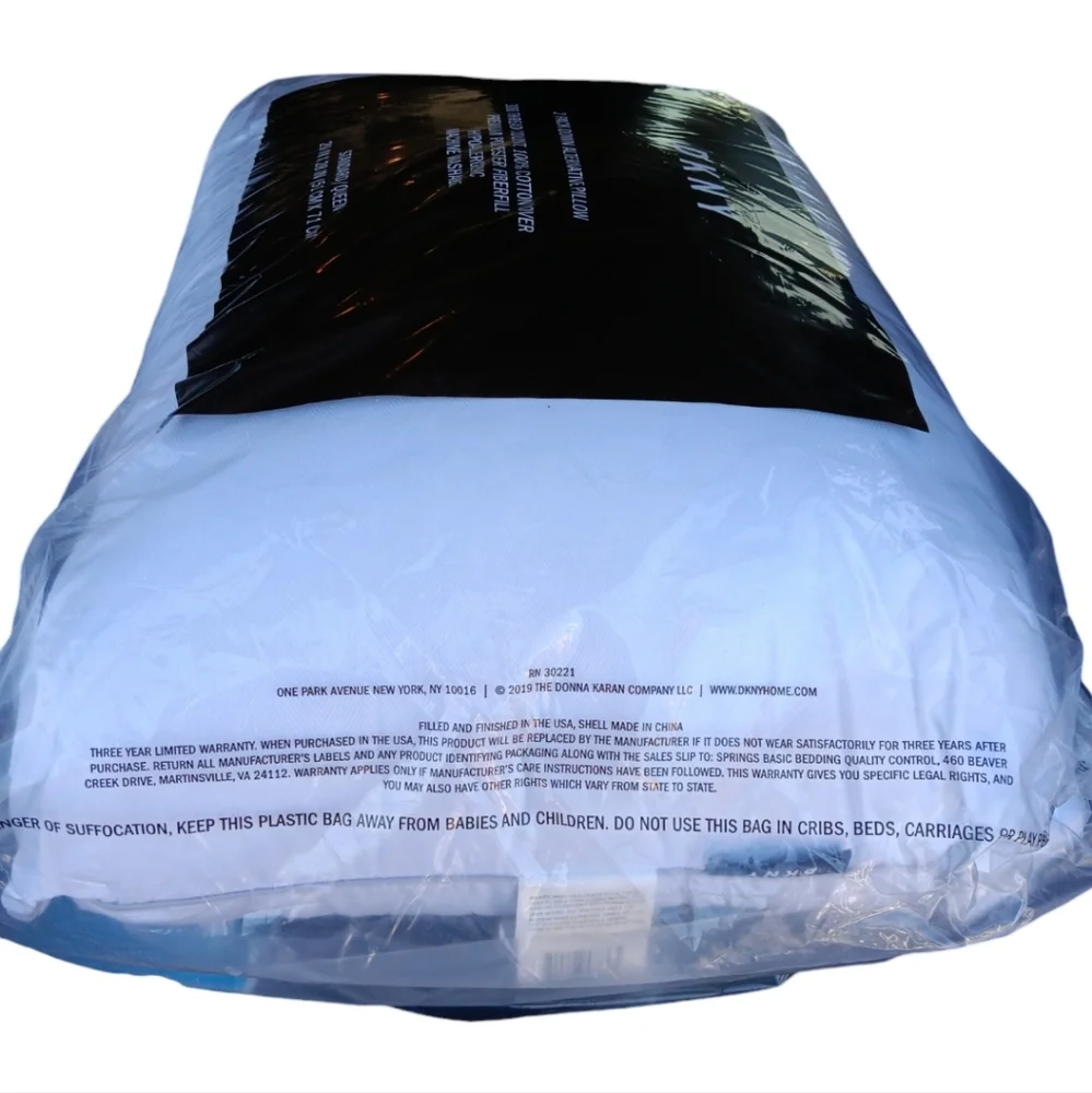 Brand New DKNY Down Alternative 300 Thread Count 2 Pillows. Standard/Que… - Picture 2 of 5